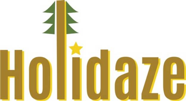 Picture of Holidaze SVG File