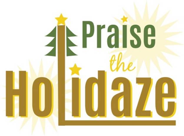 Picture of Praise Holidaze SVG File