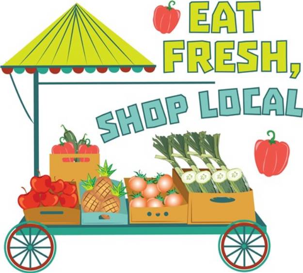 Picture of Eat Fresh SVG File