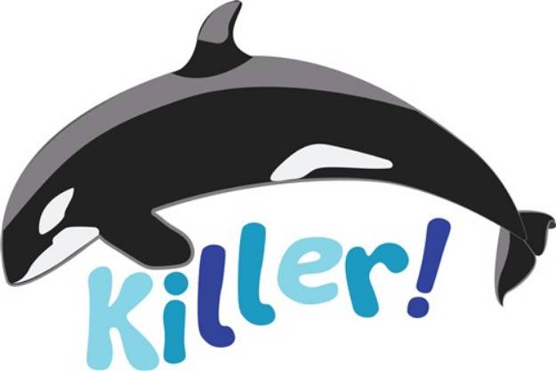 Picture of Killer Whale SVG File