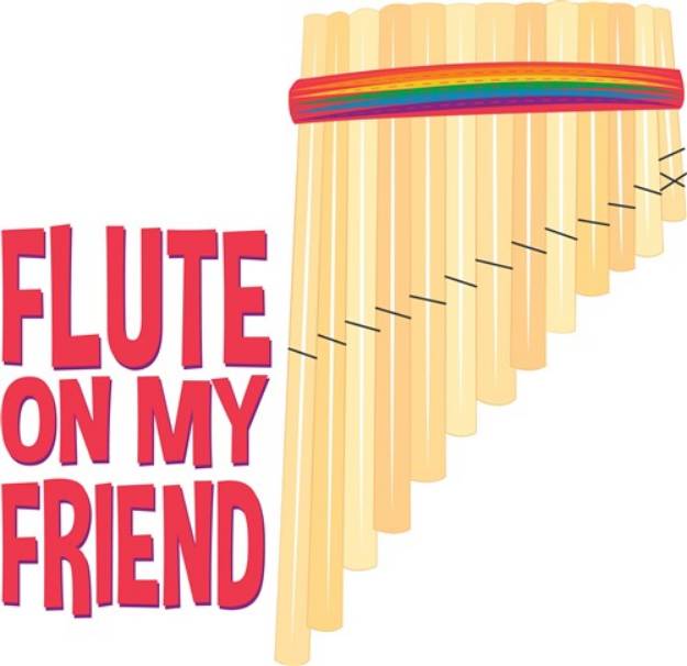 Picture of Flute On SVG File