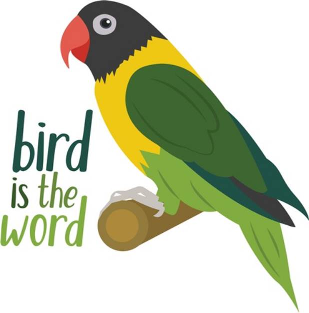 Picture of Bird Is Word SVG File