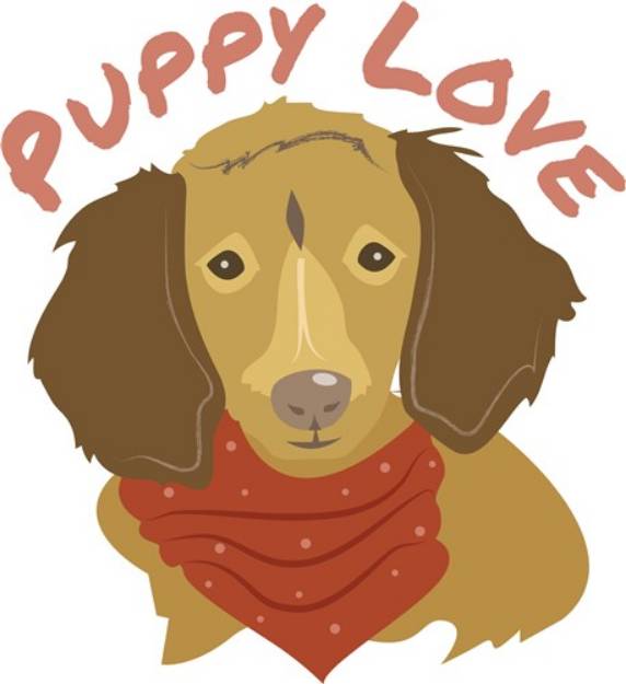 Picture of Puppy Love SVG File