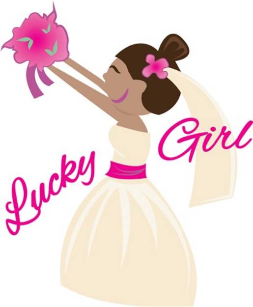 Picture of Lucky Girl SVG File