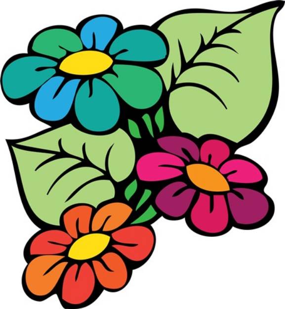 Picture of Flowers SVG File