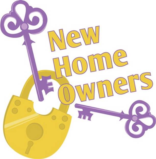 Picture of New Home Owners SVG File