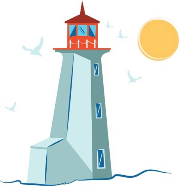 Picture of Lighthouse SVG File