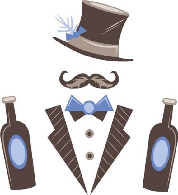 Picture of Gentleman SVG File