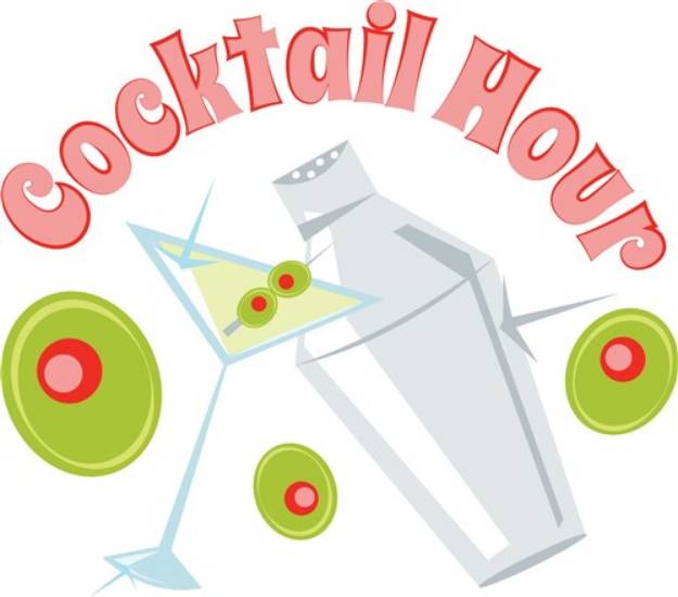 Picture of Cocktail Hour SVG File