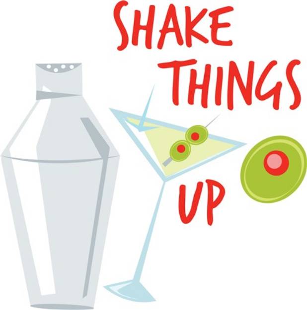 Picture of Shake Things Up SVG File