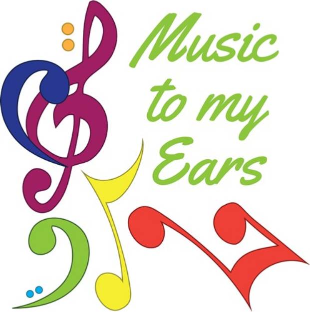 Picture of Music To Ears SVG File