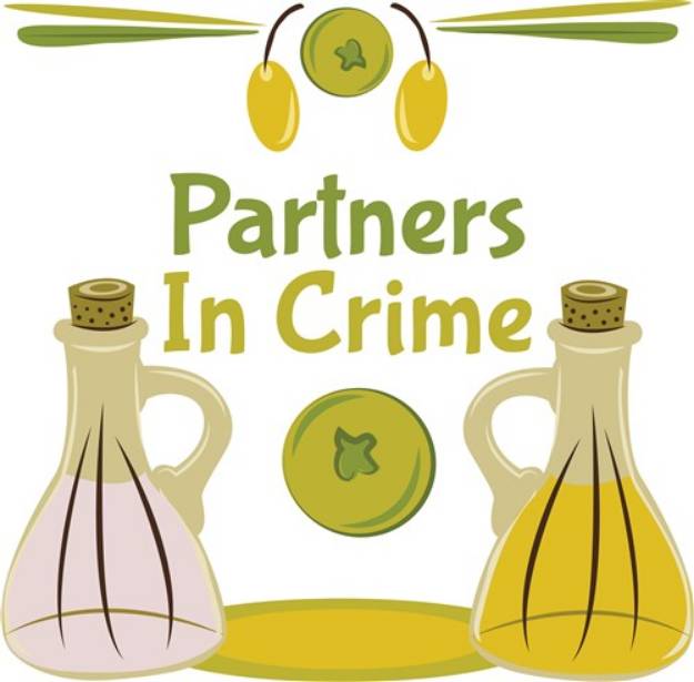 Picture of Partners In Crime SVG File