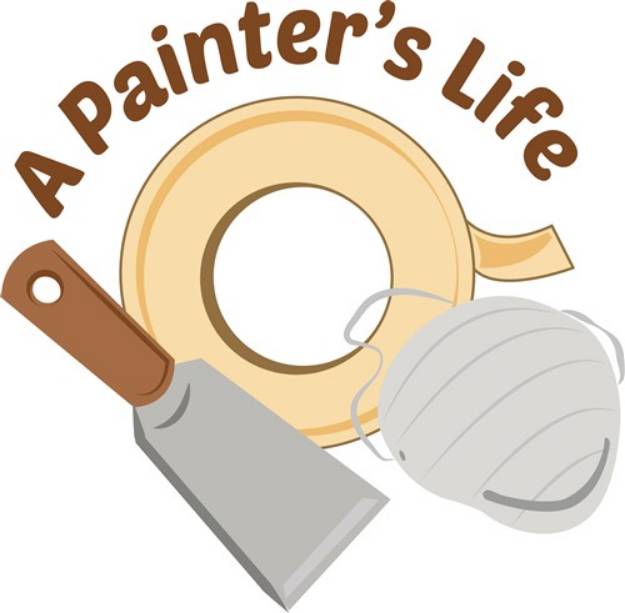 Picture of Painters Life SVG File