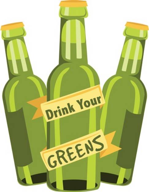 Picture of Drink Greens SVG File