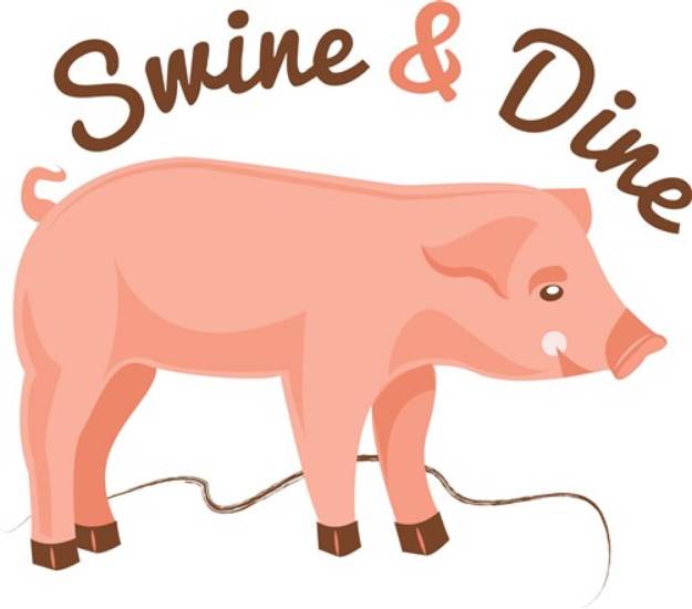 Picture of Swine & Dine SVG File