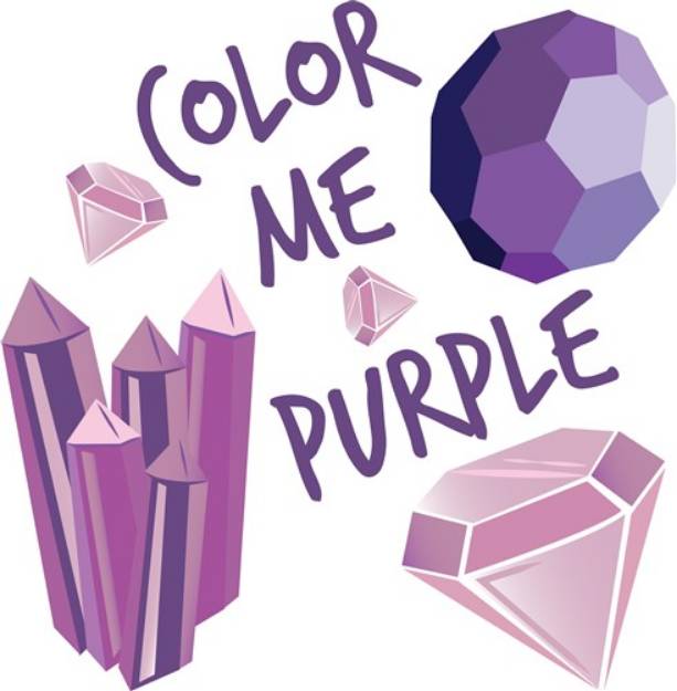 Picture of Color Me Purple SVG File