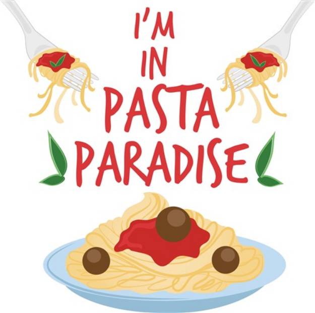 Picture of Pasta Paradise SVG File