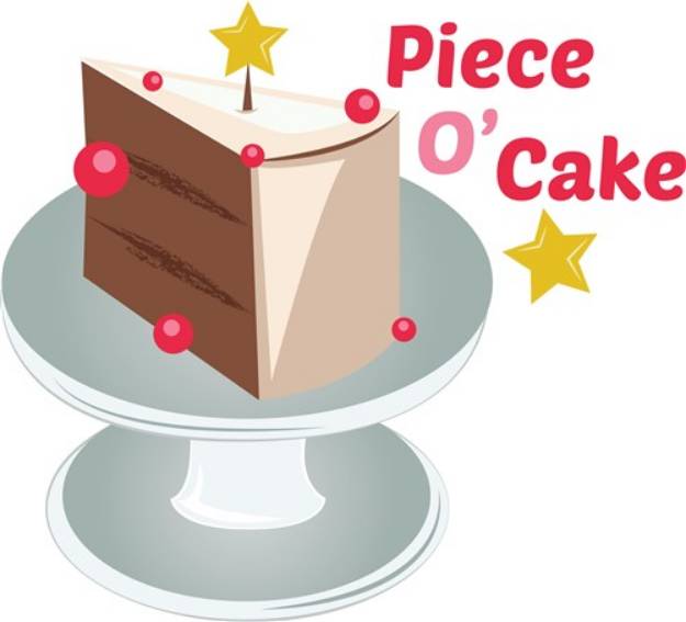 Picture of Piece O Cake SVG File