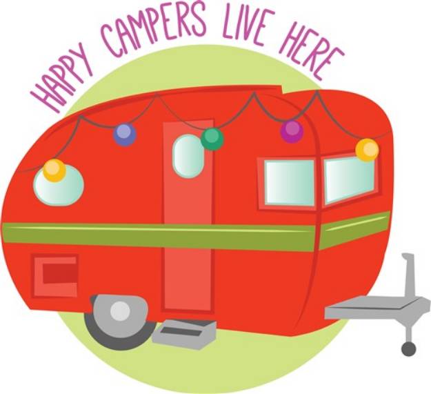 Picture of Happy Campers SVG File