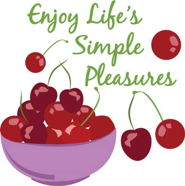 Picture of Simple Pleasures SVG File