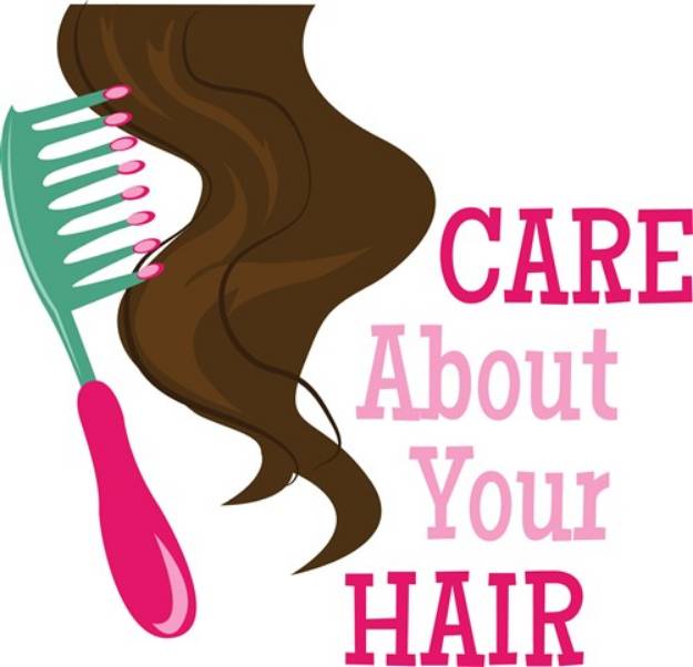 Picture of Care About Hair SVG File