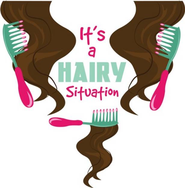 Picture of Hairy Situation SVG File