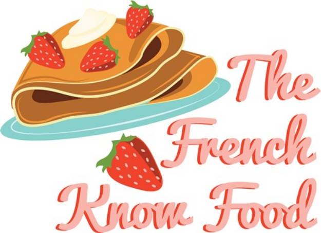 Picture of French Food SVG File