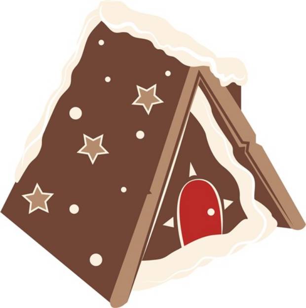 Picture of Gingerbread House SVG File