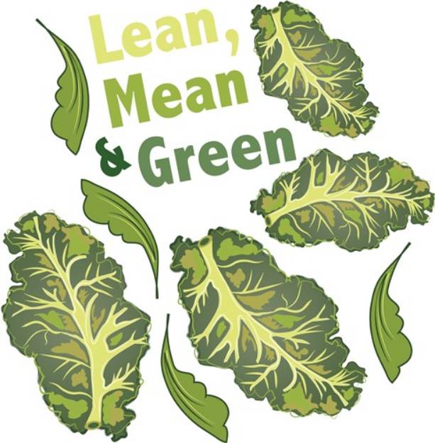 Picture of Lean Mean & Green SVG File