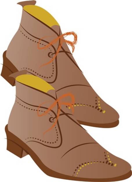 Picture of Mens Shoes SVG File