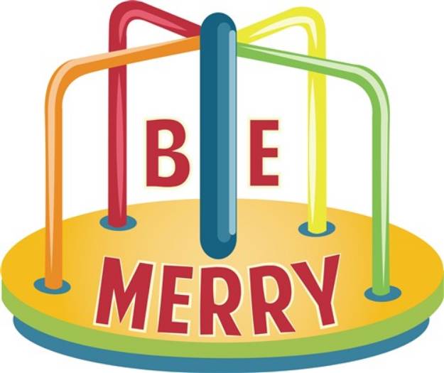 Picture of Be Merry SVG File