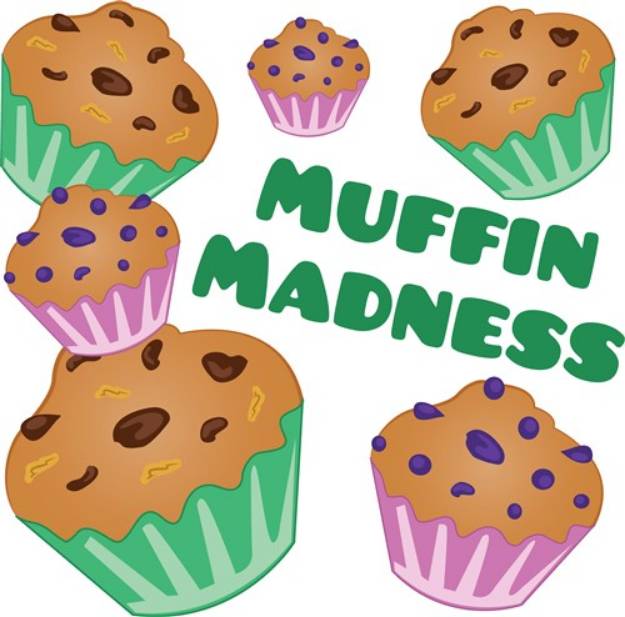 Picture of Muffin Madness SVG File