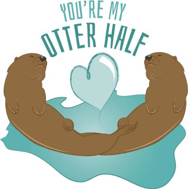 Picture of My Otter Half SVG File