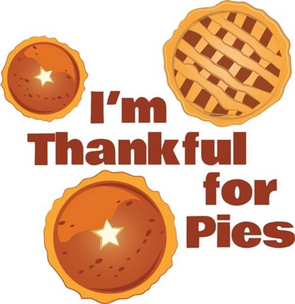 Picture of Thankful For Pie SVG File