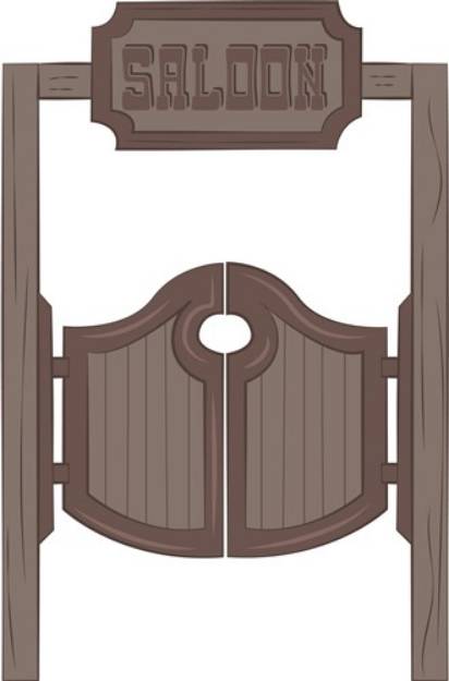 Picture of Saloon SVG File