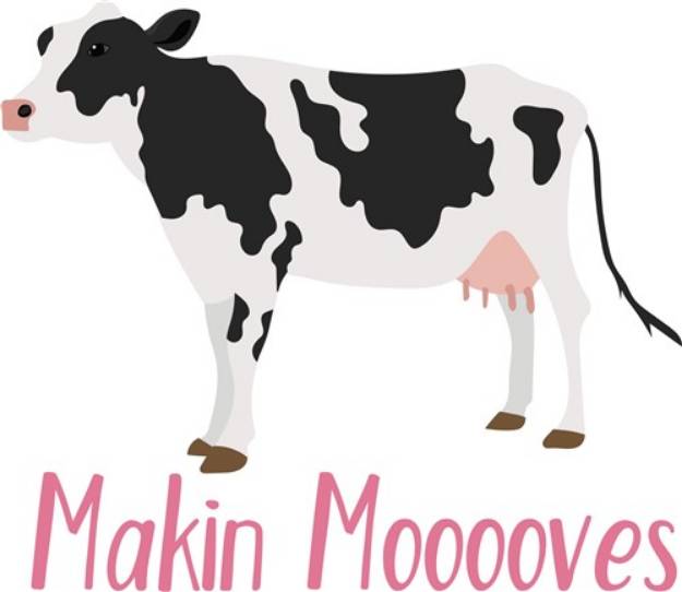 Picture of Makin Mooooves SVG File