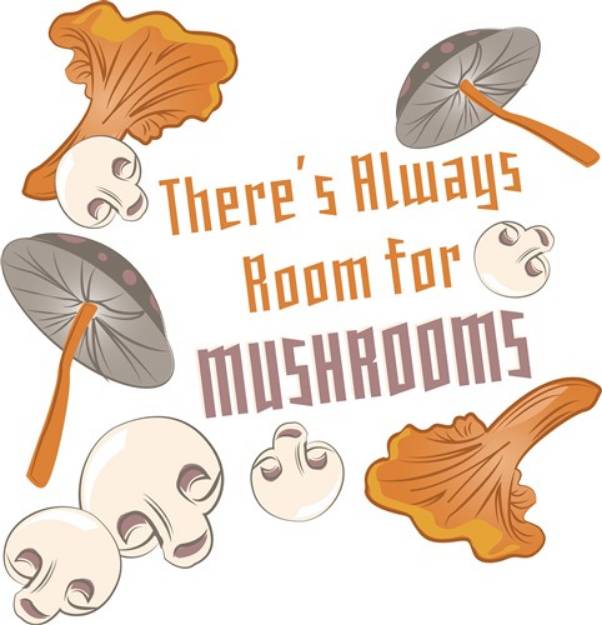 Picture of Room For Mushrooms SVG File