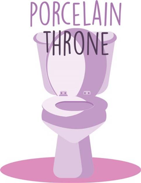 Picture of Porcelain Throne SVG File