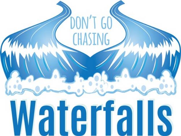 Picture of Chasing Waterfalls SVG File