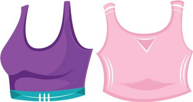 Picture of Sports Bras SVG File