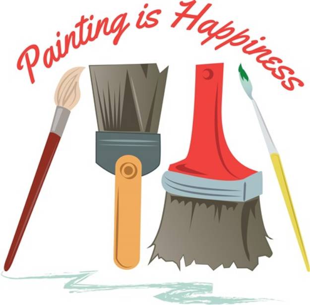 Picture of Painting Happiness SVG File