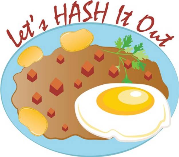 Picture of Hash It Out SVG File