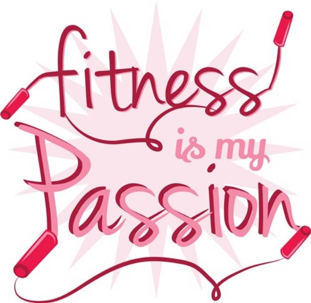 Picture of Fitness Passion SVG File