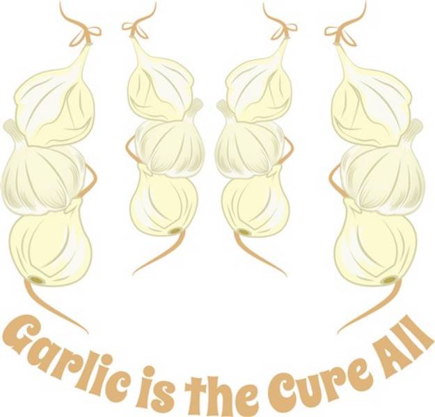 Picture of Garlic Cure All SVG File