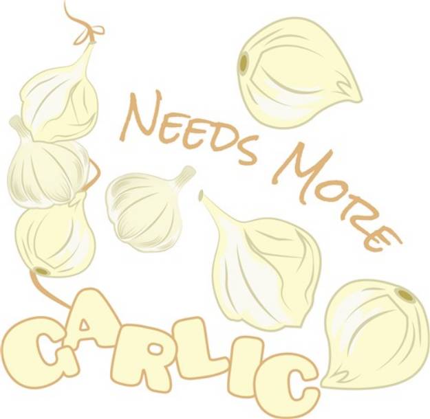 Picture of More Garlic SVG File