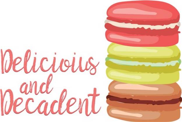 Picture of Delicious Macaroon SVG File