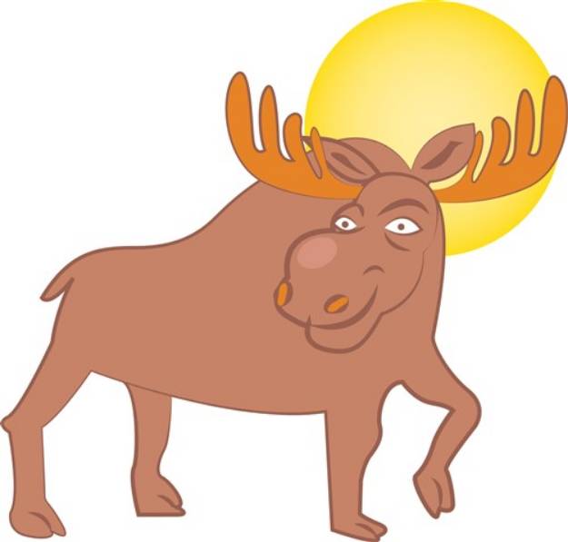 Picture of Moose SVG File