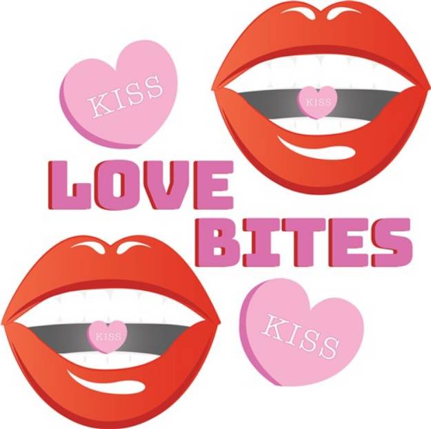 Picture of Love Bites SVG File