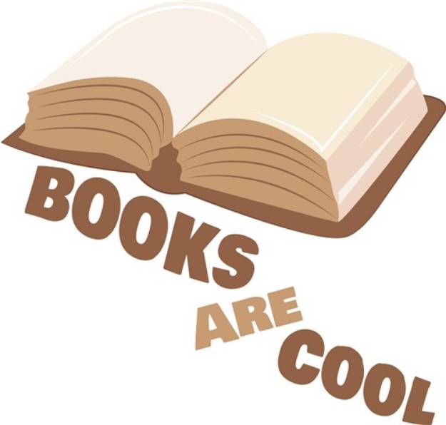Picture of Books Are Cool SVG File