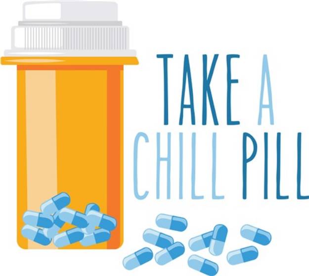 Picture of Chill Pill SVG File